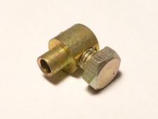 NOS 1 ancien stock Serre câble de frein  velo cyclo moto vintage doré