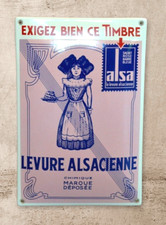 Plaque émaillée levure chimique ALSA