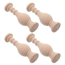 Lot de 4 balustres en bois 