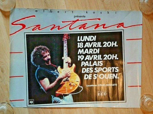 Carlos santana tour - 1983,