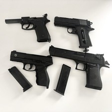 Lot of 4 Airsoft Guns Desert