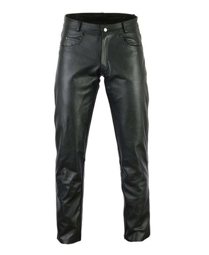Pantalon cuir homme - cuir,