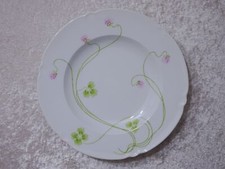 Antique Carl Knoll Art Nouveau Porcelaine Plaque Assiette - Vintage Um 1900 -