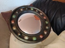 MIROIR DE SORCIERE ANCIEN BOIS VERRE