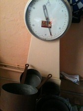 lot de 7 casseroles cuivre manche fer 1950 1960