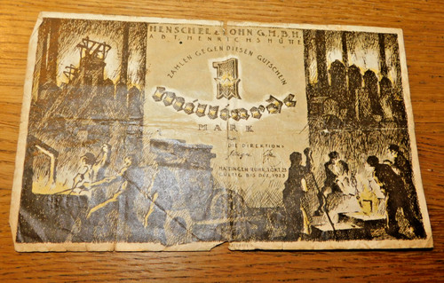 Billet 1923 mark allemagne - billet,