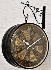 Horloge murale double face