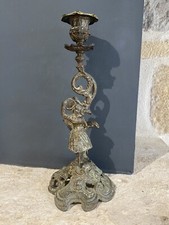 Chandelier bougeoir ancien - bougeoir,