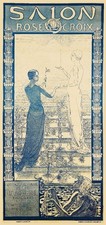 SALON ROSE CROIX 1897 Rayv-POSTER LITHO HQ 50x110cm d'une AFFICHE VINTAGE
