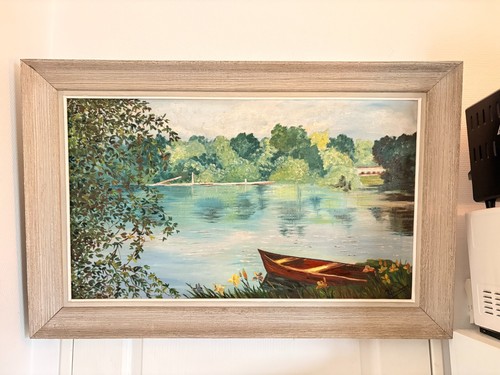 Tableau peinture huile sur - peinture,