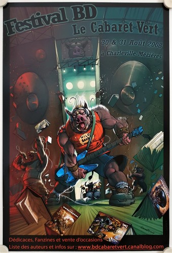 Affiche festival cabaret - affiche, bd