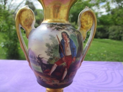 Vase décoratif ancien berger - vase,