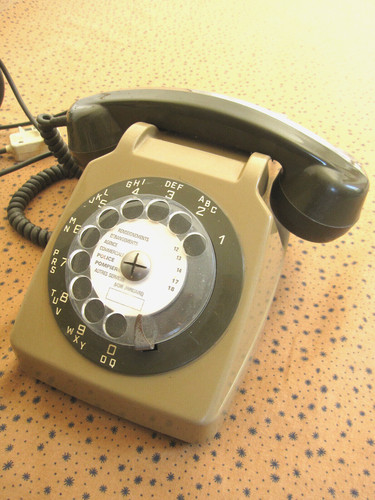 Telephone cadran et - telephone,
