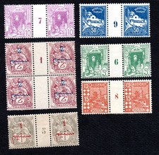 Colonies Françaises Algérie et Maroc LOT de paire milésimes Nx TB cote 63 euros!