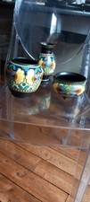 Ceramique art déco hollandaise GOUDA 1 lot de 3