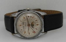 Vintage Villereuse Automatic Day-Date Moon Phase 35mm Circa 1950s  Watch