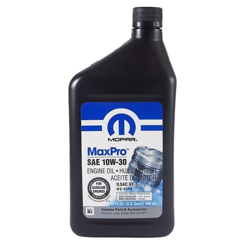 Mopar 10w30 huile moteur - mopar,