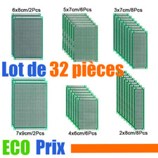 Carte Prototypage PCB Board perforée 2.54 Circuit imprimé Composant Double face