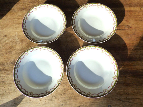 Assiettes creuses porcelaine - 4,