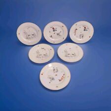 Lot 6 Assiettes Porcelaine De