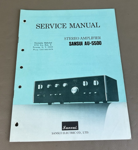 Sansui 5500 stereo - sansui, au-5500