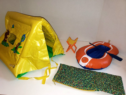 Vtg barbie puff - 70’s, n