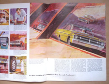 1968 DODGE DART Grand catalogue Brochure Folder Prospekt Documentation French