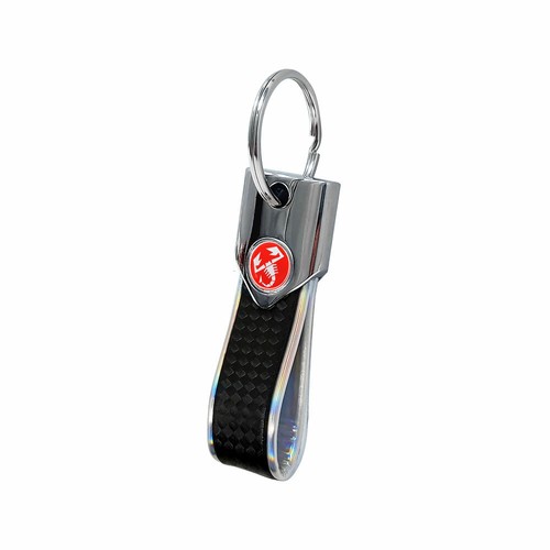 Porte clés abarth carbone - porte-clés,