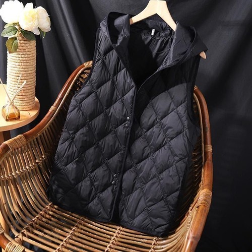 Gilet veste matelassé capuche - veste,