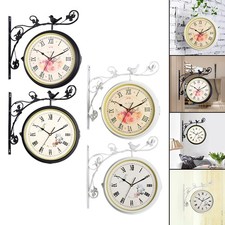 Pendule murale double - pendule, face