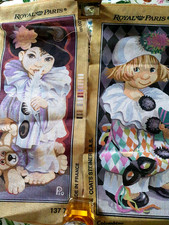 Lot  2  tapisseries canevas--