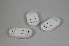 ZD0109 Marklin 7252 Ho lot de 3 éléments de piliers pont Pfeiler Pilone 6mm gris