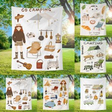 Drapeaux En Tissu À Suspendre Pour Camping En Plein Air Aménagement De /