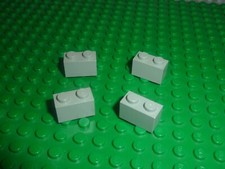 4 x LEGO Oldgray bricks 1x2 ref 3004 Set 6074/6086/6085/6040/6066/6076/6079/6082