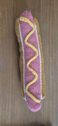 Rare peluche hot dog oeuf - hot-dog,