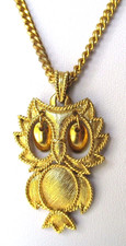 Grand pendentif chouette hibou
