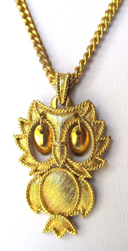 Grand pendentif chouette - , hibou