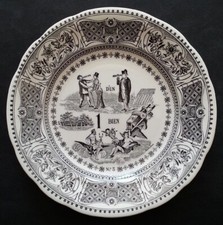 SUPERBE ASSIETTE PARLANTE en