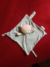 ?? doudou plat chat Moon gris rose " Les petits dodos "  MOULIN ROTY TTBE