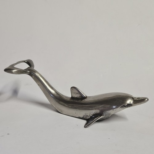 Décapsuleur dauphin argenté