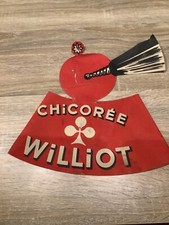ANCIEN CARTON PUBLICITAIRE CHICOREE WILLIOT