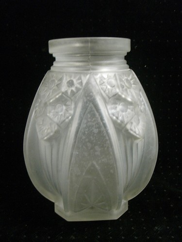 Vase art déco verre - vase,
