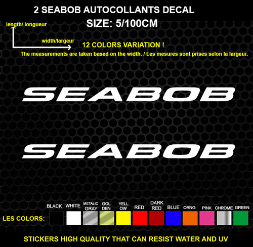 Seabob logo sticker genuine - seabob,