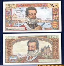 50 Nouveaux Francs Henri IV 3/9/1959 TTB SUP C.30 20926 - Type 1957