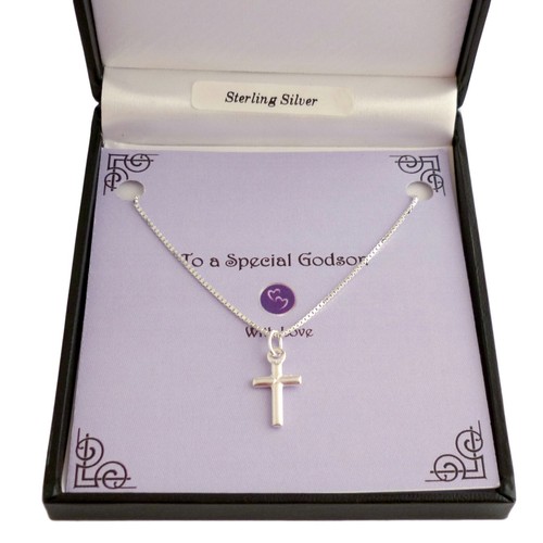Argent sterling croix - croix, collier