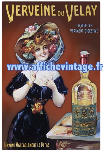 Affiche poster verveine velay - verveine,