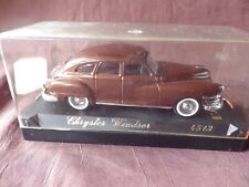 CHRYSLER WINDSOR  MARRON FONCE  1/43 SOLIDO  AGE D OR  AMERICAINE