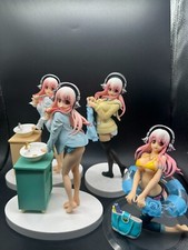 Lot de 4 figurines spéciales Super Sonico Close Coverage on Daily Life
