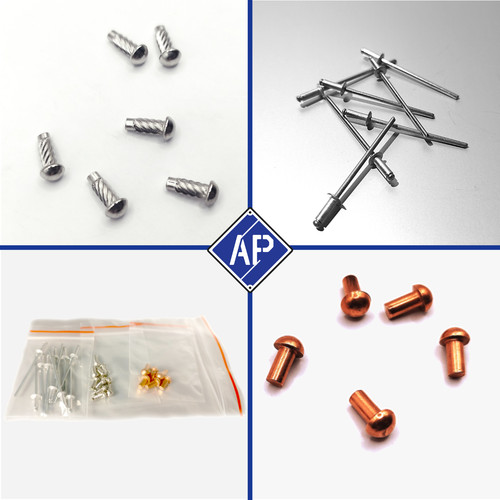 Lot rivets pop sim cuivre - rivets, pop/sim/cuivre