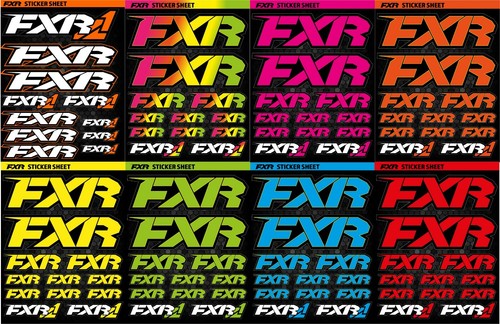 Fxr autocollant feuille - fxr,